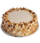 Online Midnight 1Kg Eggless Butterscotch Cake Delivery in Ambala City