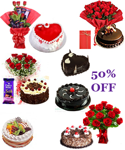  online midnight cake and flower delivery in Kharagpur