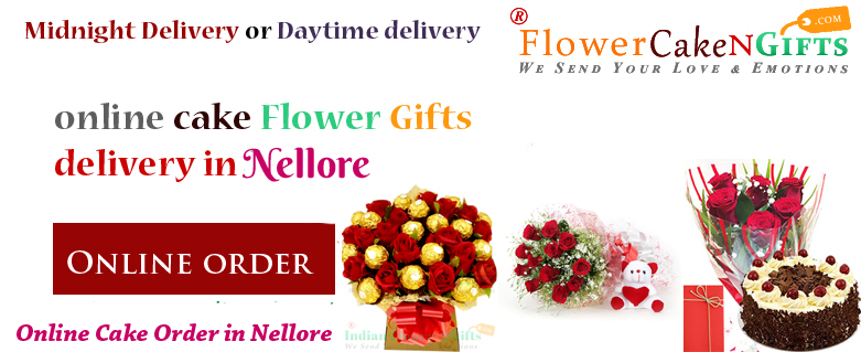 Midnight Anniversary chocolates Teddy Birthday Eggless Cake flower Bouquet delivery to Nellore Danapur Sameday