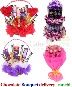 Order Online chocolate bouquet delivery in  ranchi