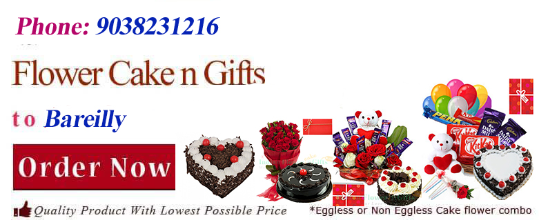 Midnight Anniversary chocolates Teddy Birthday Eggless Cake flower Bouquet delivery to Bareilly Sameday