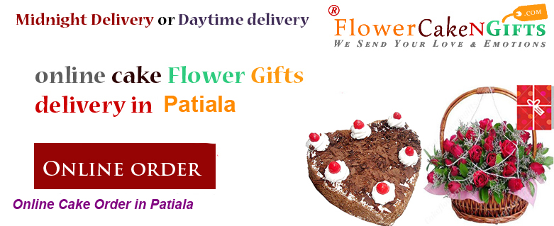 Send midnight flower Eggless Birthday Cake Home Delivery Services in Patiala Sameday Low Price