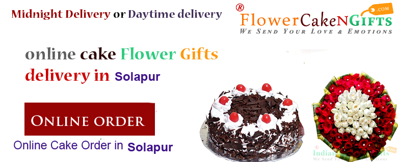 Midnight Anniversary chocolates Teddy Birthday Eggless Cake flower Bouquet delivery to Solapur Sameday