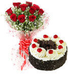 Low order Flower and Cake home delivery services to  