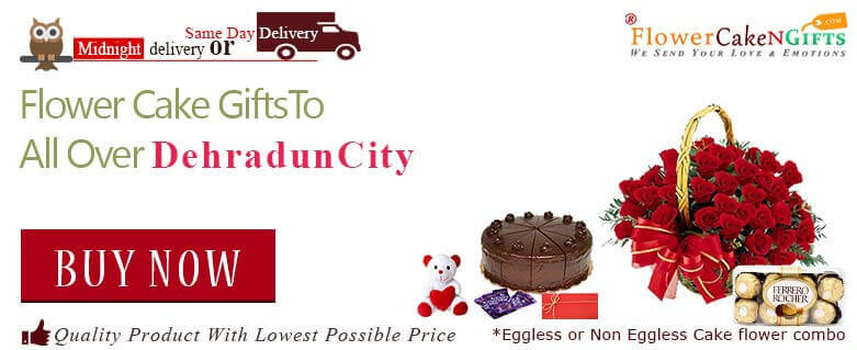 Midnight Anniversary chocolates Teddy Birthday Eggless Cake flower Bouquet delivery to Dehradun Sameday