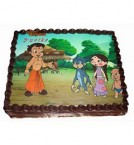 send Order1Kg yummy Chotta Bheem Cartoon Cake Delivery