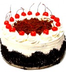 send 1Kg Fresh Black Forest Eggless Cake delivery