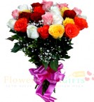 send 15 Mix Roses  delivery