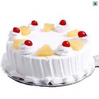 send Pineapple Eggless Cake Half Kg delivery