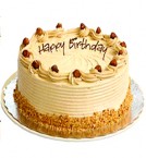 send 1Kg Butterscotch Magic Eggless Cake delivery