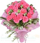 send Pink Carnations Bouquet delivery