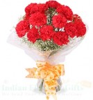 send 10 Carnations Flower bouquet delivery