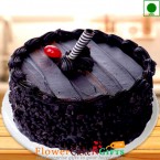 send 1Kg Eggless  Death By Chocolate truffle cake delivery