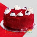 send Orderhalf kg red velvet cake Delivery