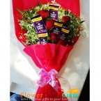 send rose n chocolate bouquet delivery