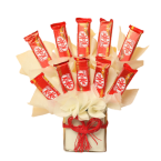 send 10 kitkat bouquet delivery