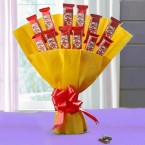 send 10 kitkat bouquet delivery
