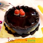 send 1kg eggless chocolate truffle cake  delivery