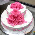 send 4kg 2 Tier vanilla Cake 217 delivery