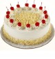 2Kg Eggless White Forest cake