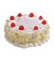 Half Kg Eggless White Forest Cake