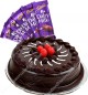 Eggless Chocolate Truffle Cake Half Kg Chocolate n Card