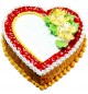 Heart Shape Butterskotch Jelly Cake