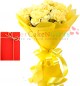 10 Yellow carnations 