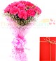 10 Pink carnations