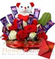Teddy Chocolate n Bouquet