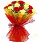 Red n Yellow Carnations Flower bouquet