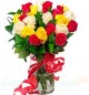 20 roses flower vase