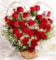 heart shape Roses flower Bouquet