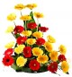 Red Yellow Gerberas Bouquet