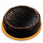 500gms eggless dark chocolate truffle cake