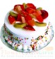 1Kg Eggless Fresh Fruit Cake
