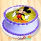 1kg Mickey Mouse Pineapple Photo Cake