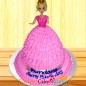 3 kg barbie doll cake