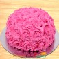Half Kg Roses Cake