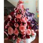 pink red Roses n chocolate bouquet