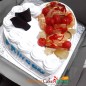 1 kg heart shaped fruit cake 