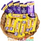 12 five star n cadbury dairy milk chocolate basket