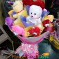 10 teddy designer bouquet