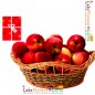 5 kg apple basket and greeting card
