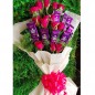 14 red roses and 10 day milk chocolate bouquet