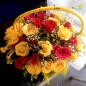 25 Red Yellow Roses Bouquet