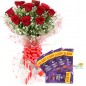 Red Roses Bouquet n Chocolate