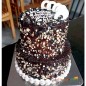 3 kg 2 tier dry fruit chocolate cake