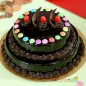 2 kg 2 tier chocolate gems cake