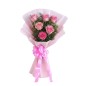 6 pink roses bouquet